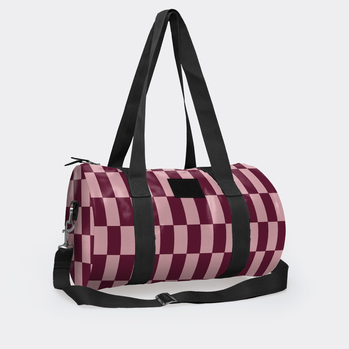 Thandana Laminated Fabric Sports & Gym Bag - Black Trim - KaryKase