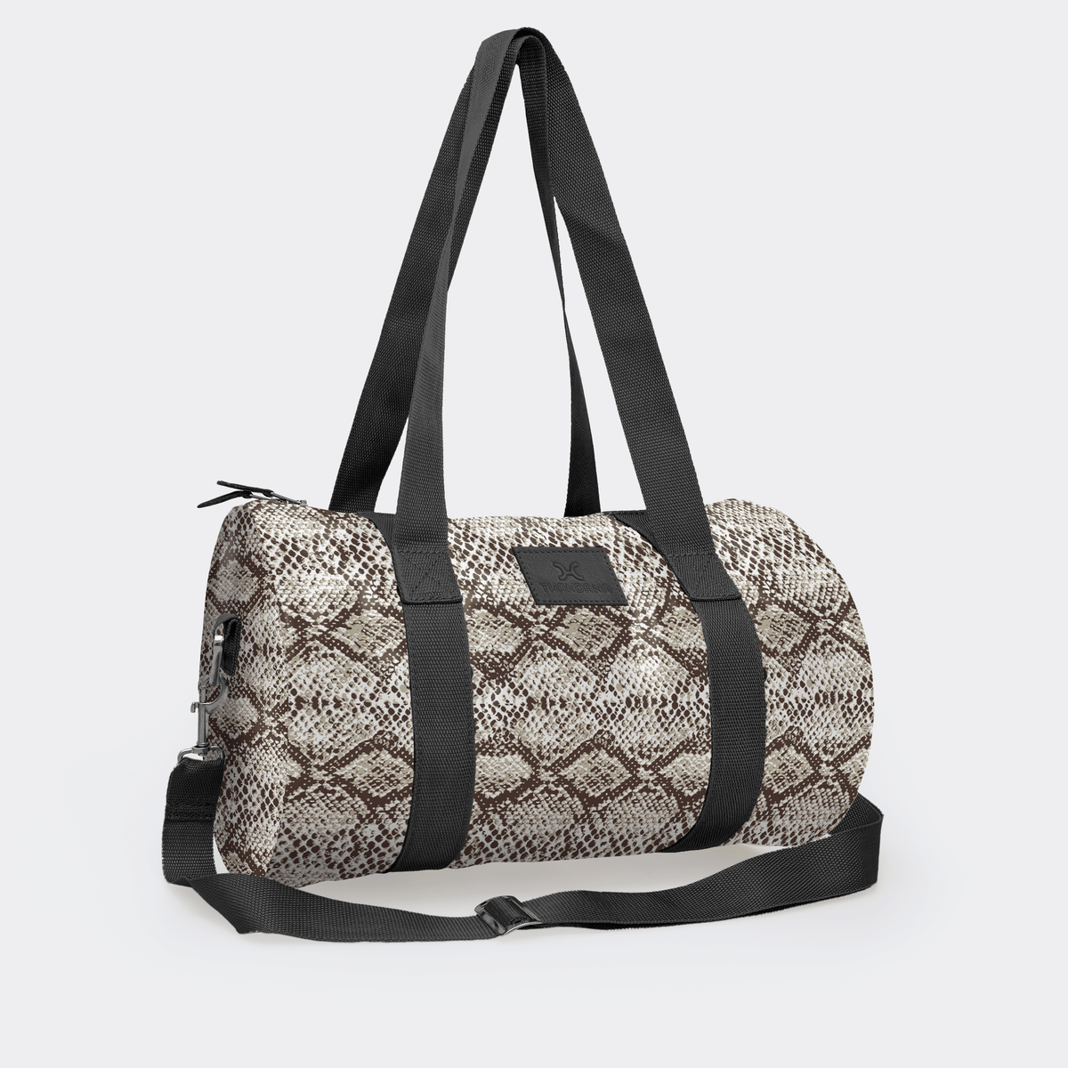 Thandana Laminated Fabric Sports & Gym Bag - Black Trim - KaryKase