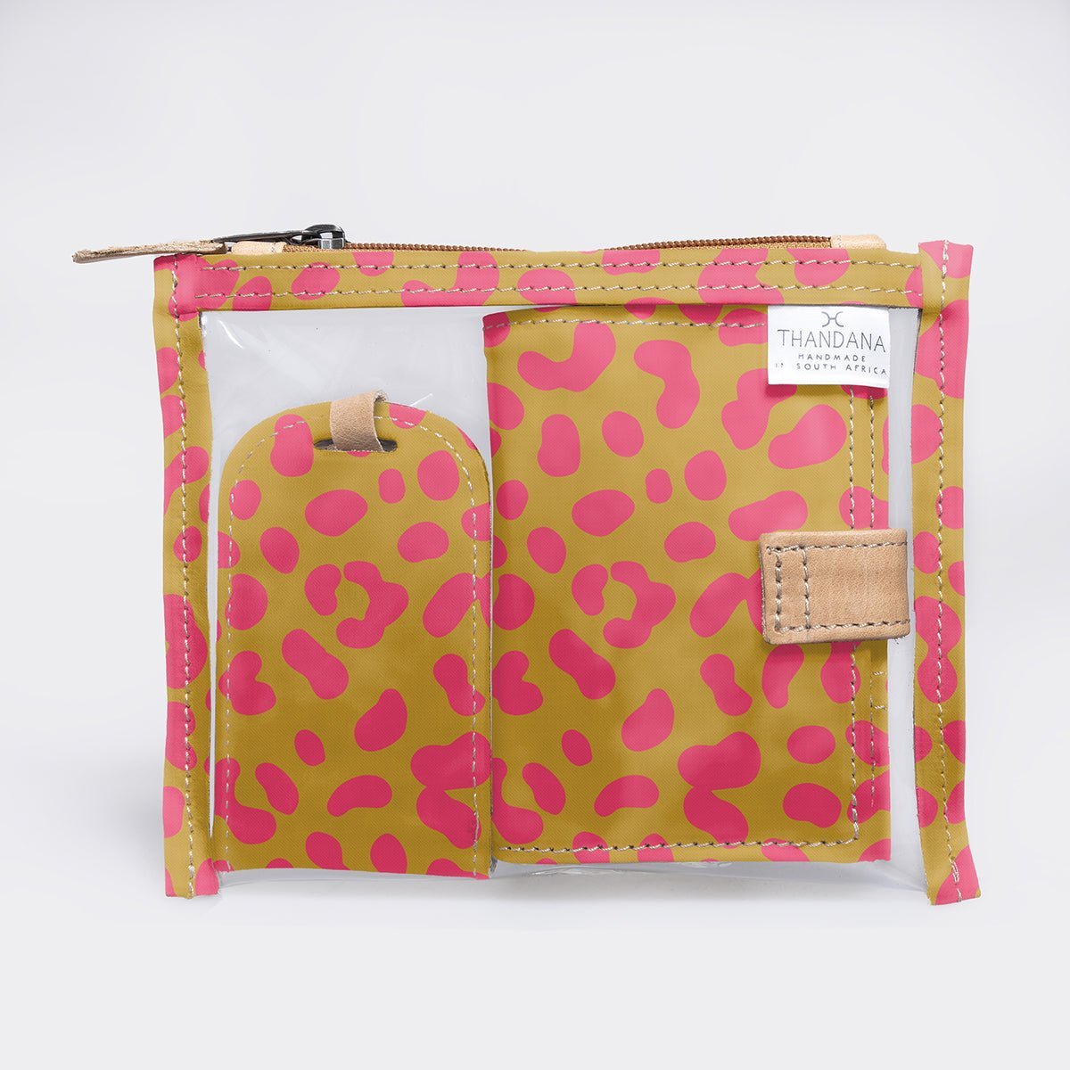 Thandana Laminated Fabric Travel Set - KaryKase