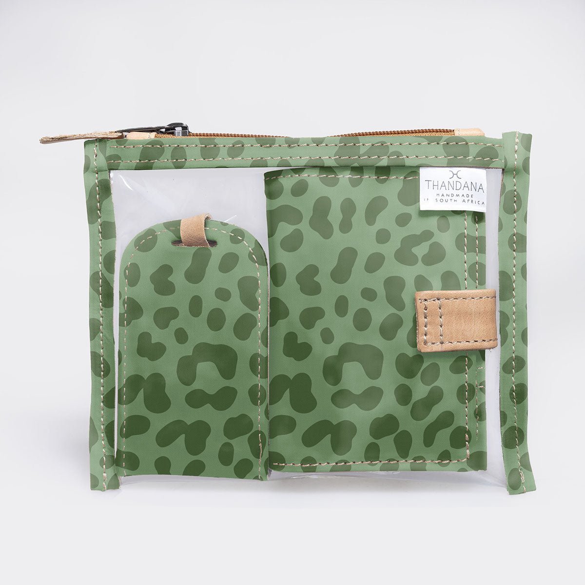Thandana Laminated Fabric Travel Set - KaryKase
