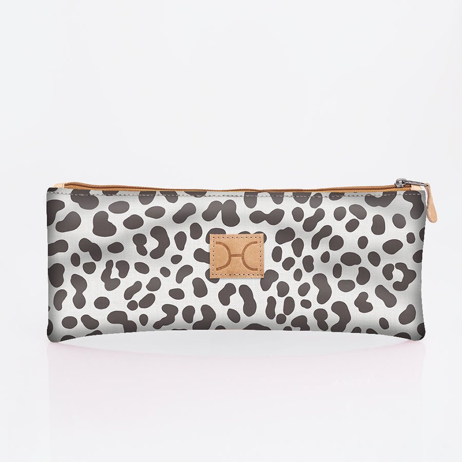 Thandana Laminated Fabric Triple Zip Pencil Case - KaryKase