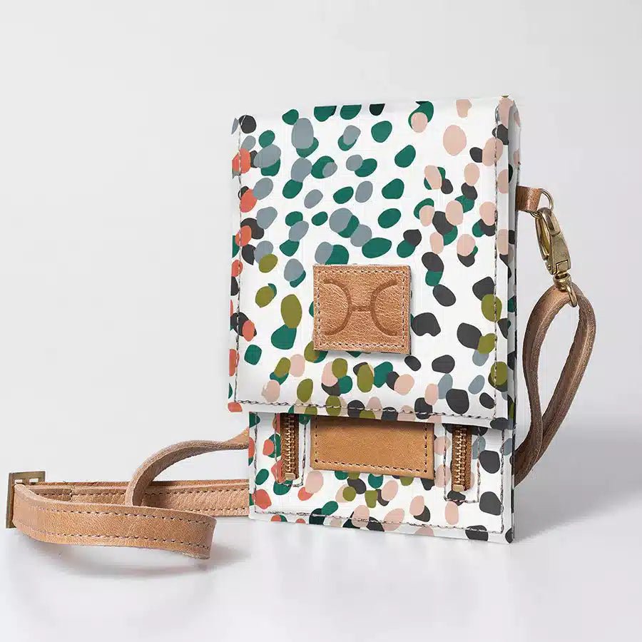 Thandana Laminated Fabric Urban Cellphone Sling - KaryKase