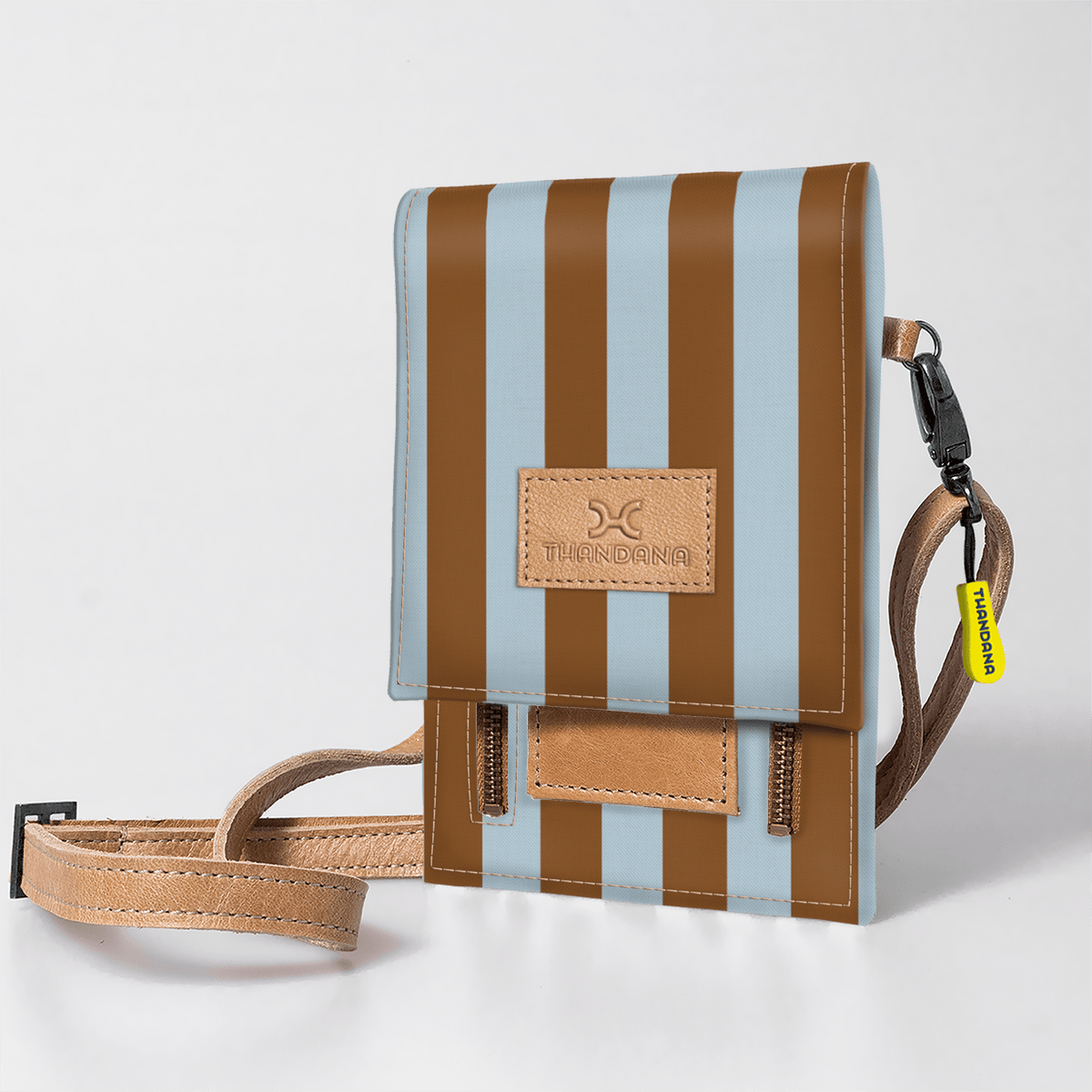 Thandana Laminated Fabric Urban Cellphone Sling - KaryKase