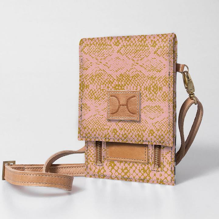 Thandana Laminated Fabric Urban Cellphone Sling - KaryKase