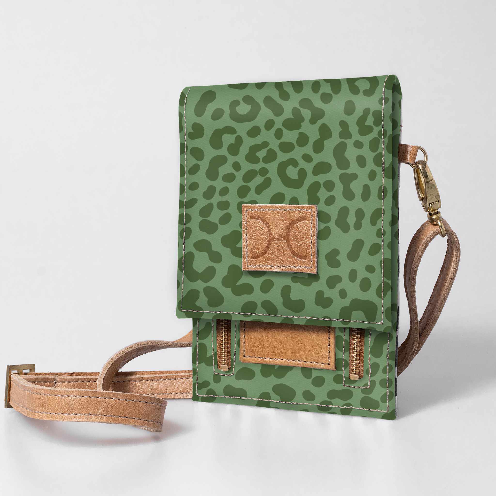 Thandana Laminated Fabric Urban Cellphone Sling - KaryKase