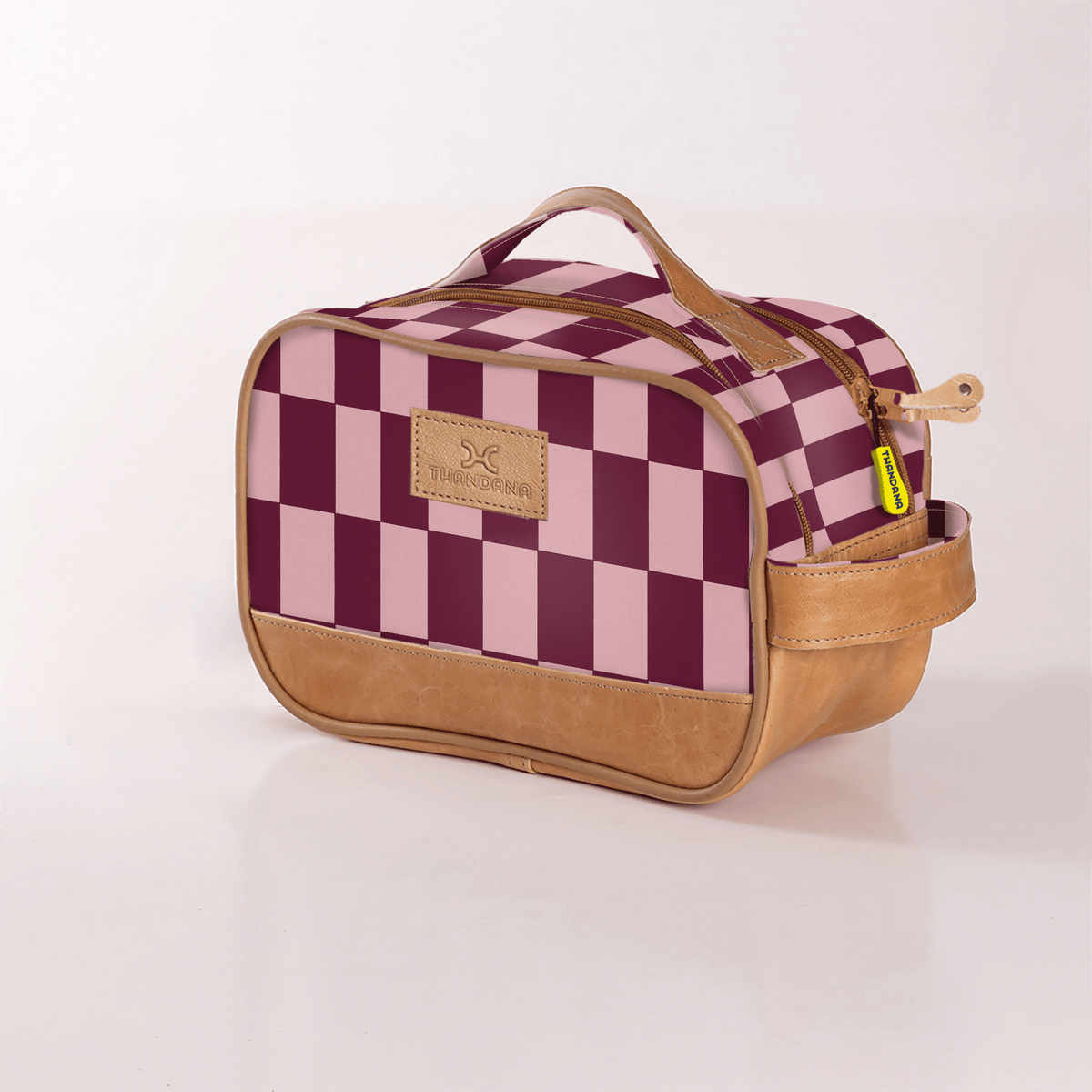 Thandana Laminated Fabric Vanity Bag - KaryKase