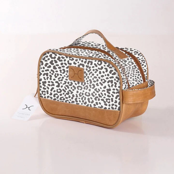 Thandana Laminated Fabric Vanity Bag - KaryKase