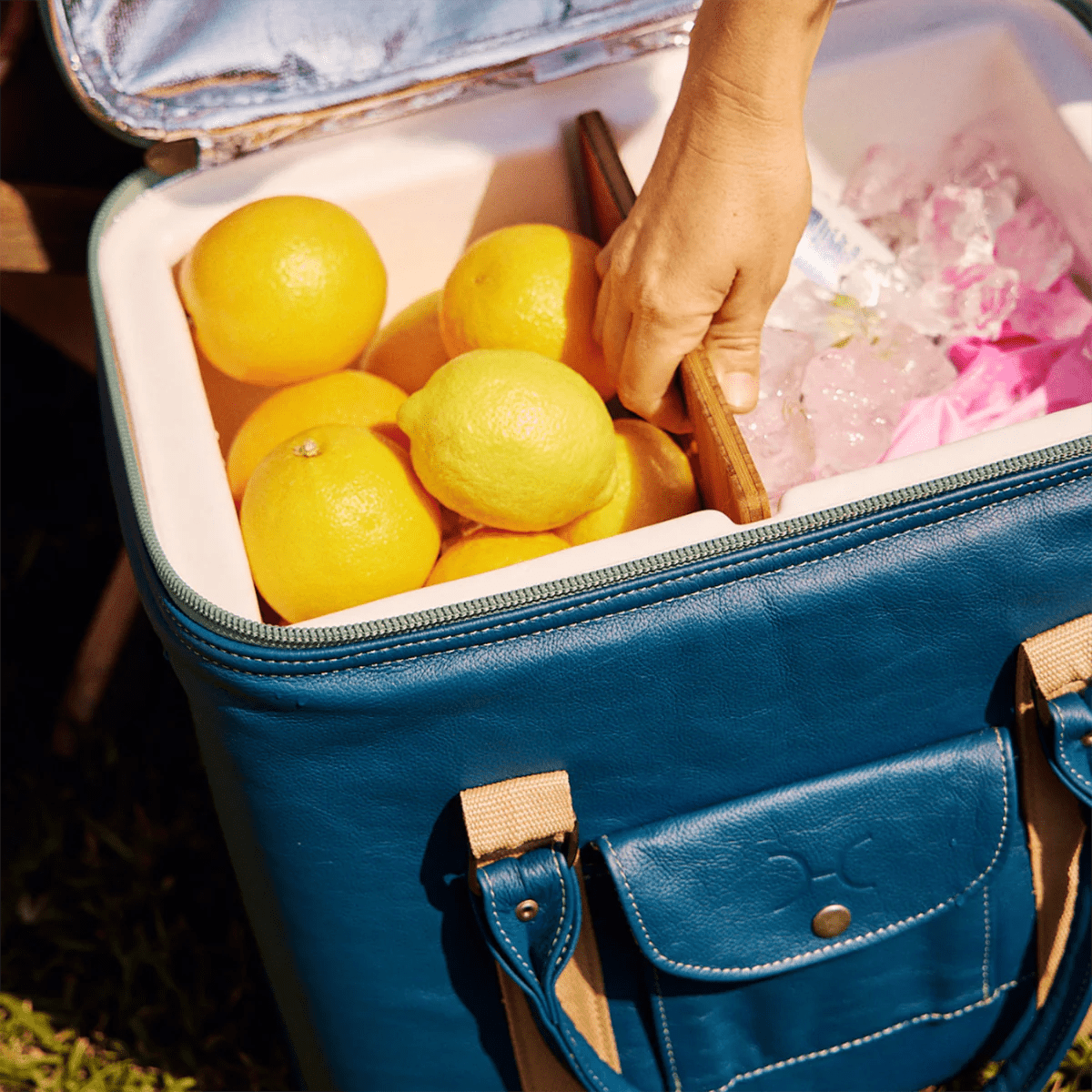 Thandana Leather 25L Box Cooler - KaryKase