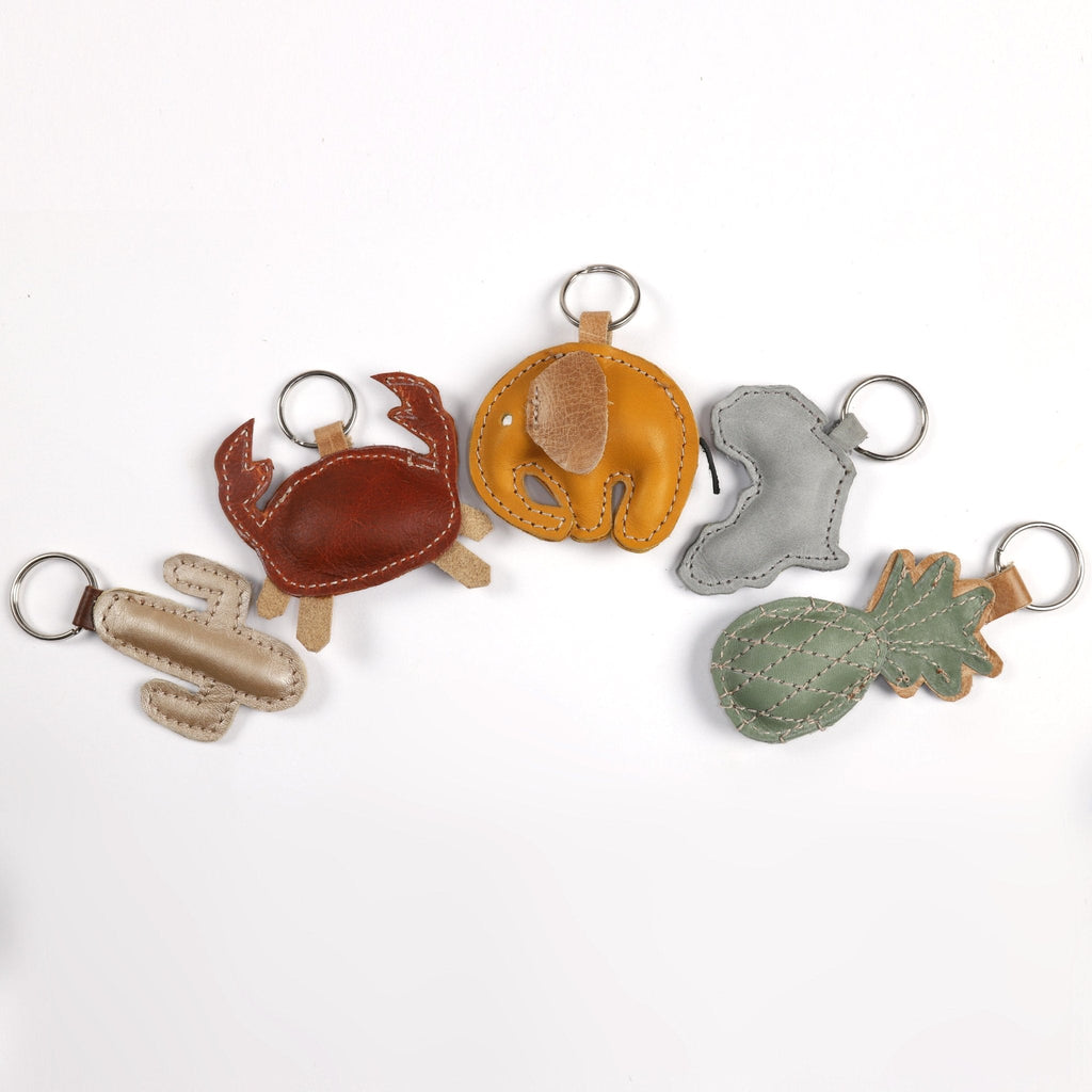 Thandana Leather Animal Key Ring - KaryKase