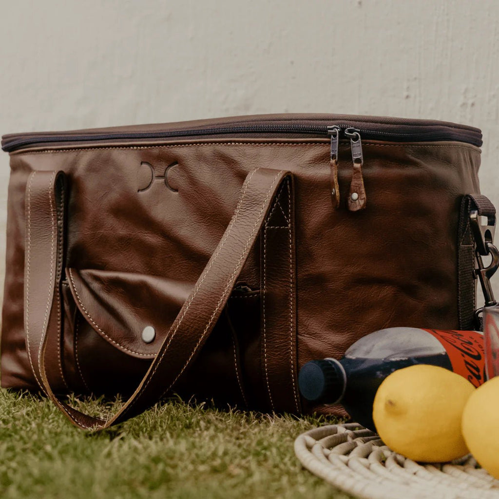 Thandana Leather Caddy Cooler Bag - KaryKase