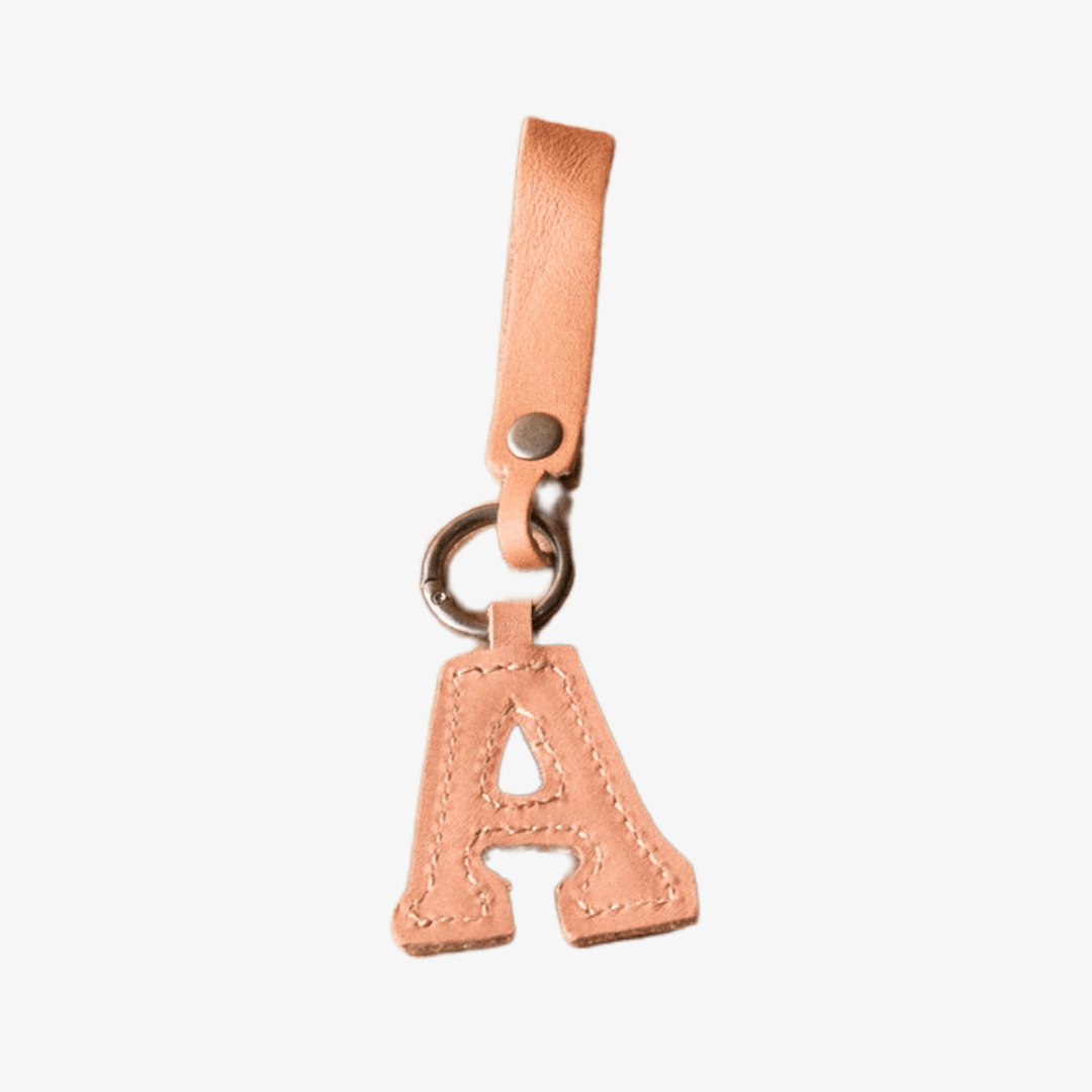 Thandana Leather Letter Key Ring - KaryKase