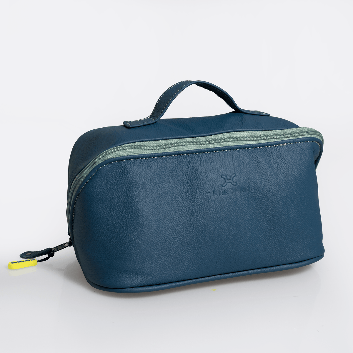 Thandana Leather Side Mouth Vanity Bag - KaryKase