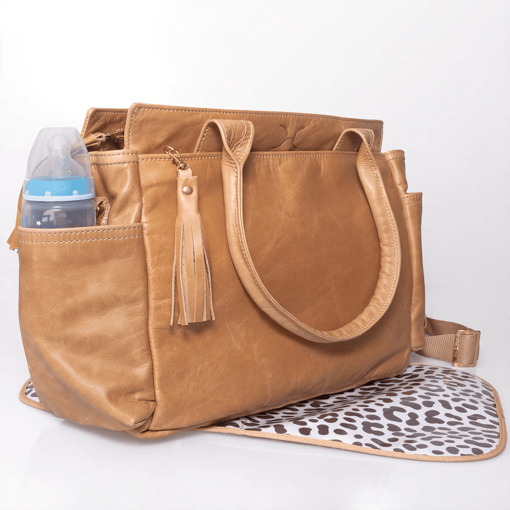 Thandana Noa Leather Handbag | Print Faux Fur - KaryKase
