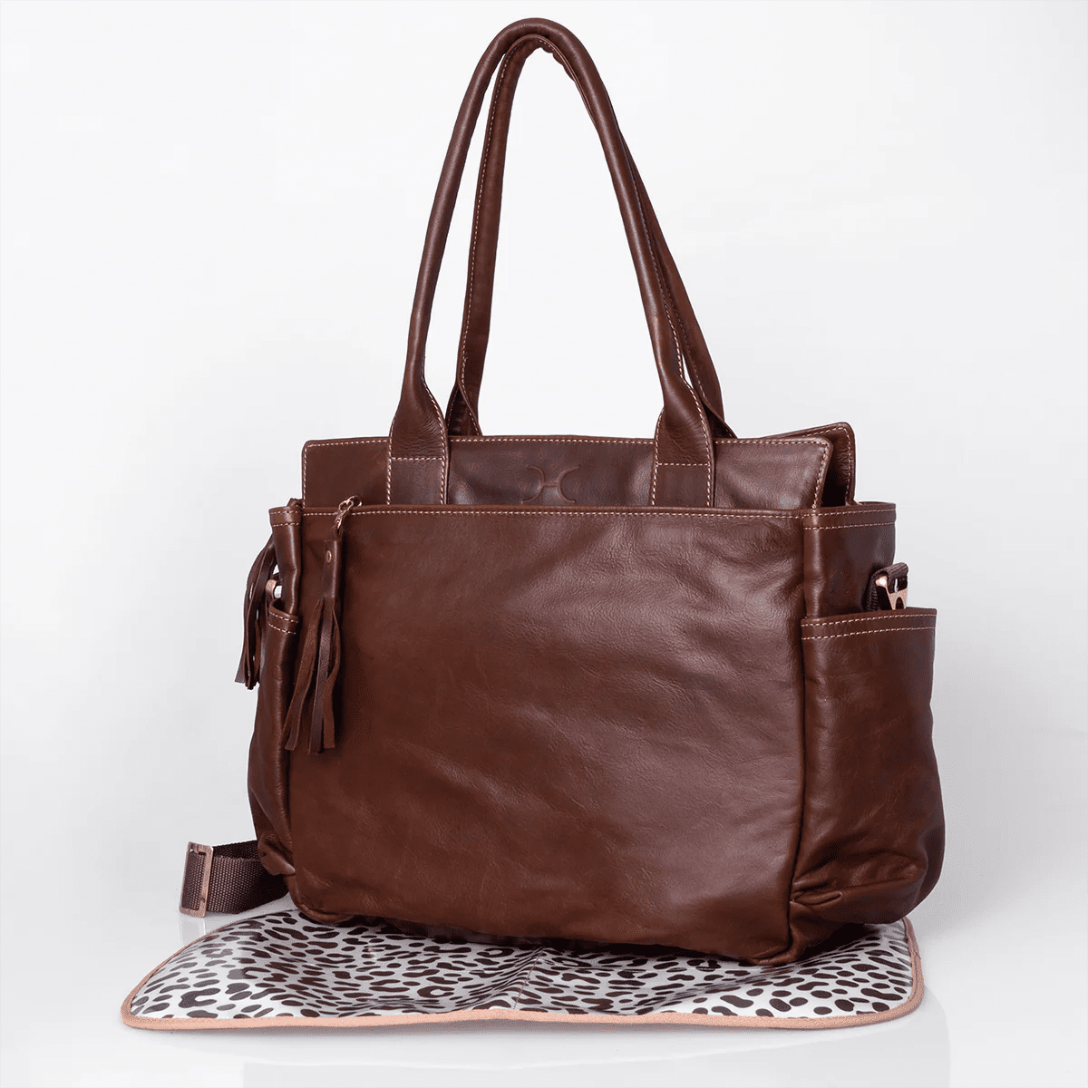 Thandana Noa Leather Handbag | Print Faux Fur - KaryKase
