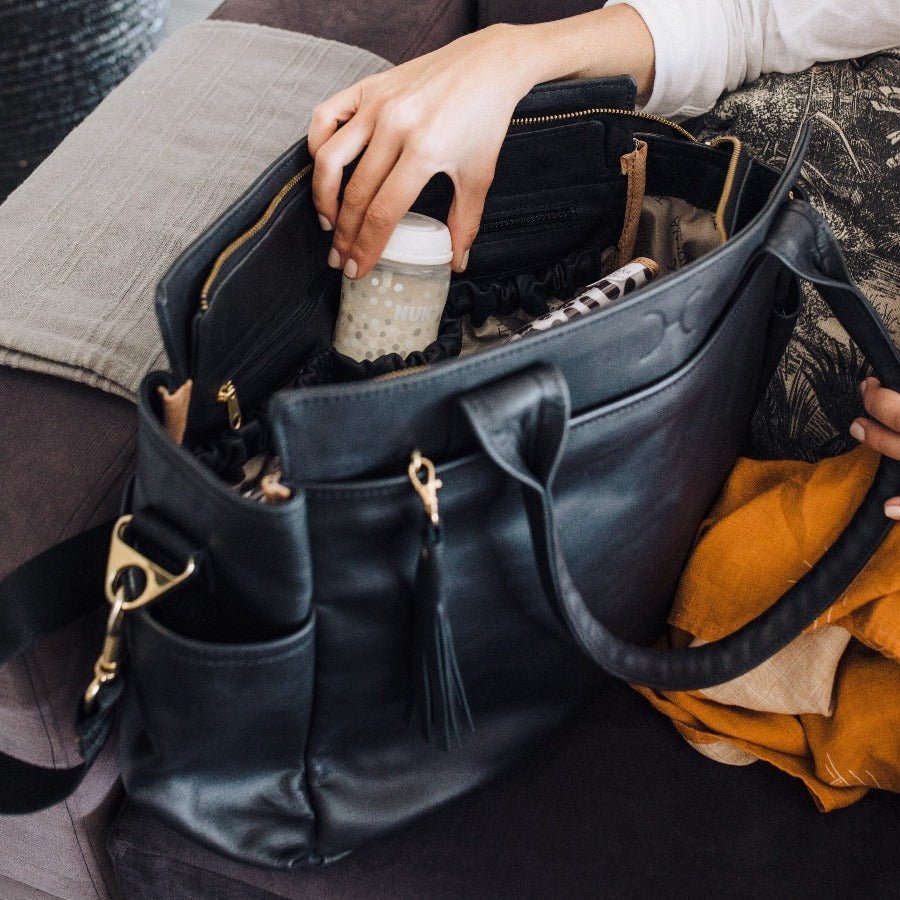 Thandana Noa Leather Handbag | Print Faux Fur - KaryKase