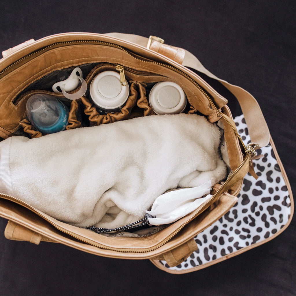 Thandana Noa Leather Handbag | Print Faux Fur - KaryKase