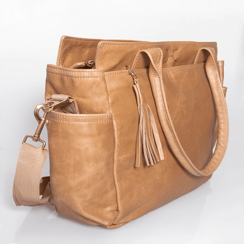 Thandana Noa Leather Handbag | Print Faux Fur - KaryKase