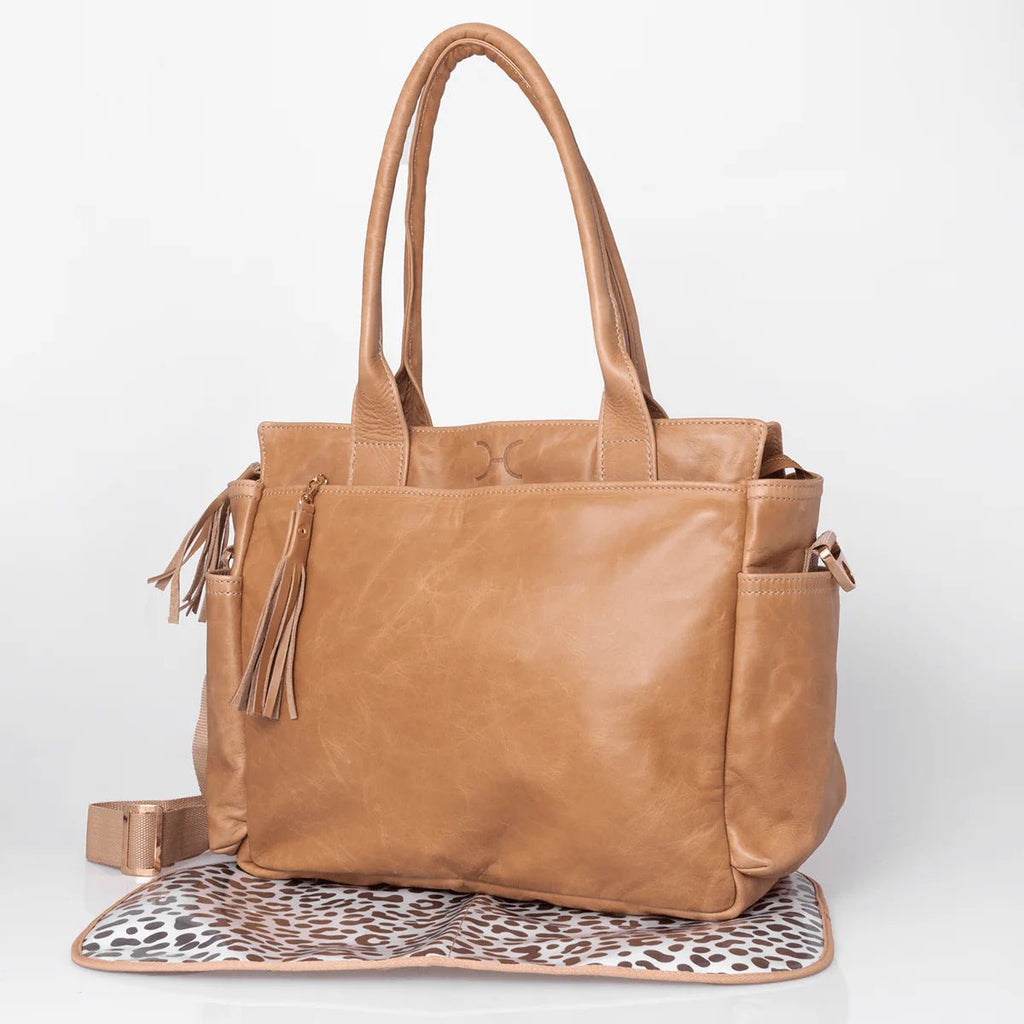 Thandana Noa Leather Handbag | Print Faux Fur - KaryKase