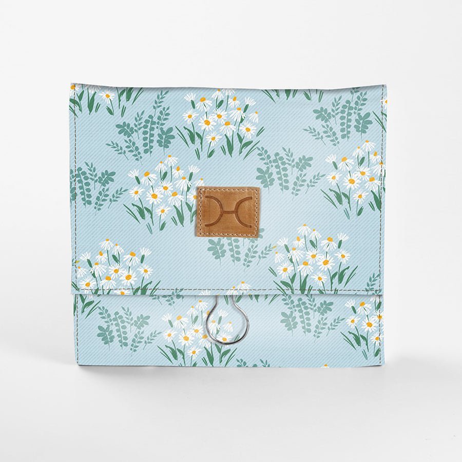 Thandana Roll Up Laminated Fabric Toiletry Bag With Hook - KaryKase