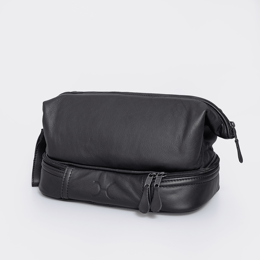 Thandana Unisex Leather Wash Bag - KaryKase