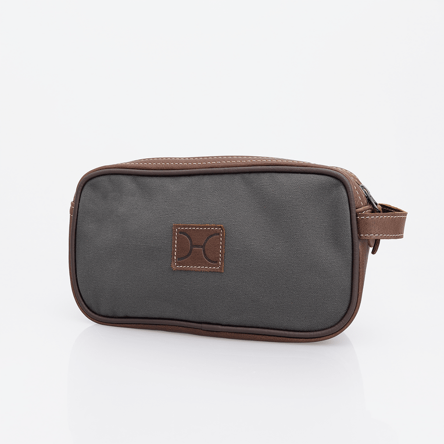 Thandana Womens Double Zip Vanity Wax Canvas Case - KaryKase