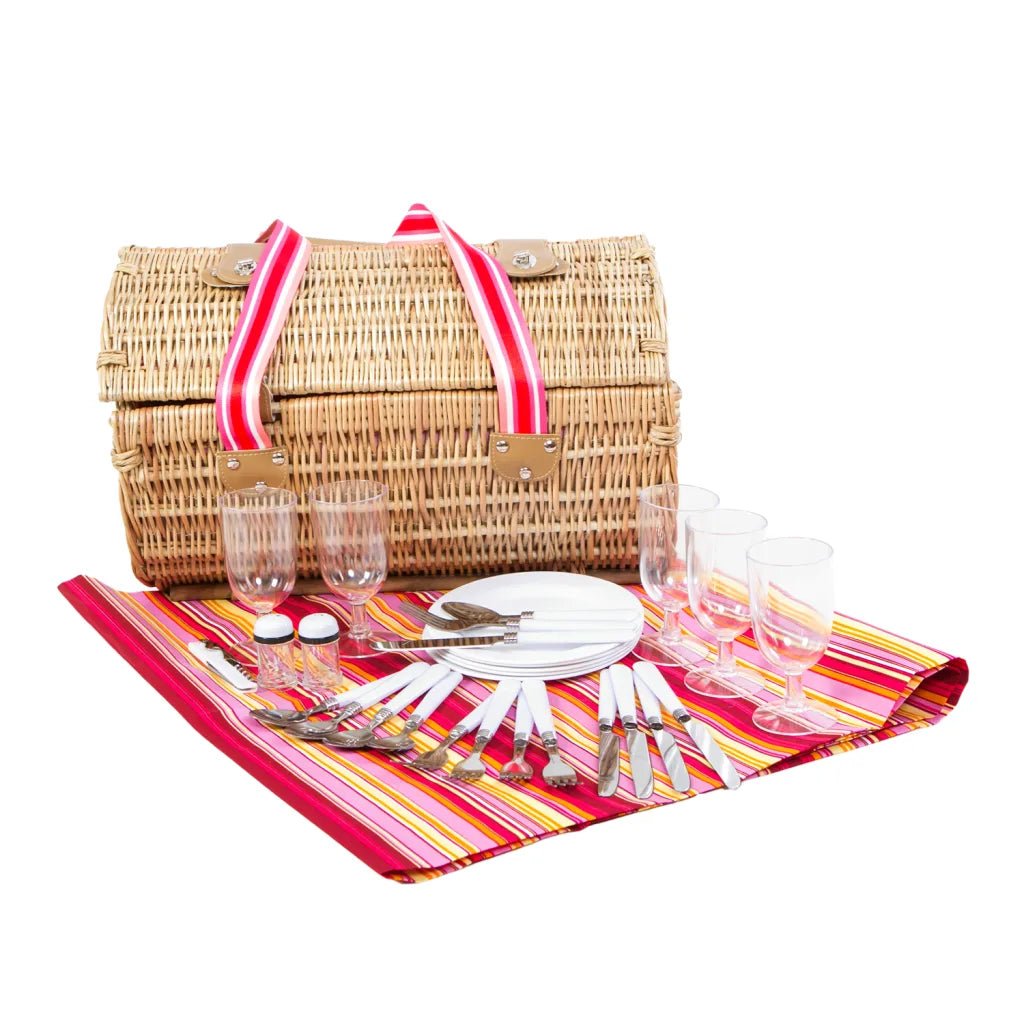 Yuppie Gift Baskets Fiesta Picnic Basket (5 Persons) - KaryKase