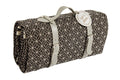 Yuppie Gift Baskets Picnic/Beach Rug Large | BLACK GEOMETRIC - KaryKase