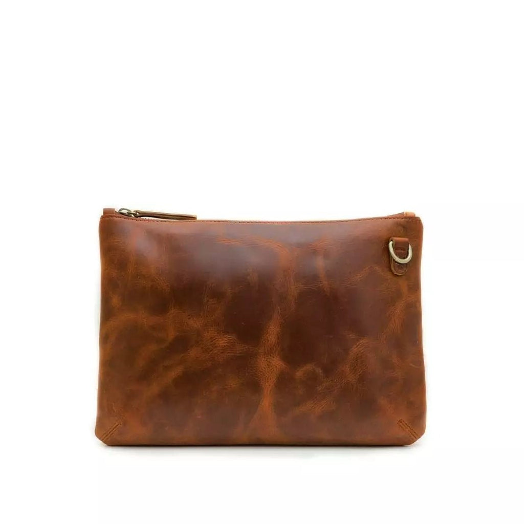 Zemp Amsterdam Sling Cross Body Bag (M) | Chestnut - KaryKase