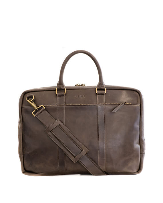Zemp Supernova 15″ Laptop Bag | Waxy Brown - KaryKase